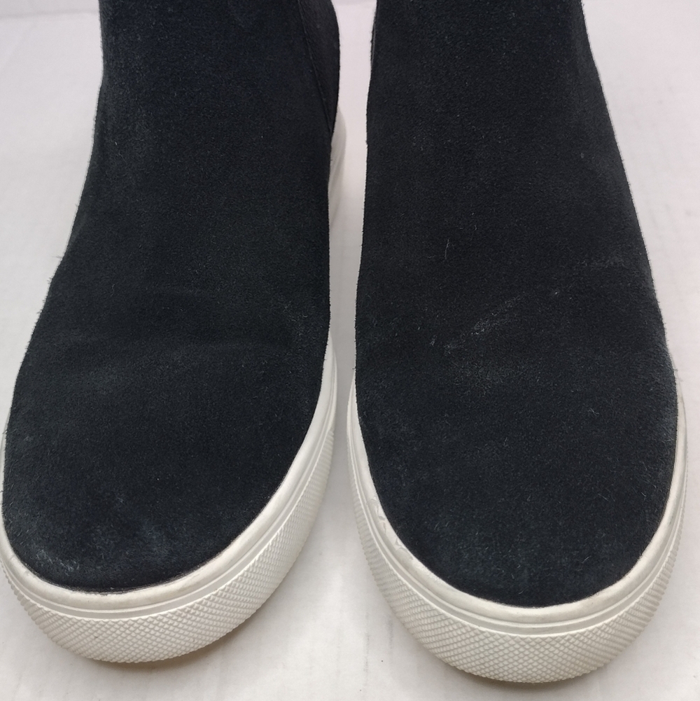Steve Madden Sultan Women's Black Suede Chelsea Ankle Sneaker Shoes Size 8M - Picture 13 of 13